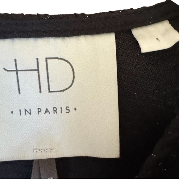 Anthropology HD in Paris Black Mini Dress Sparkly Sleeveless 
S NWT - Picture 8 of 10